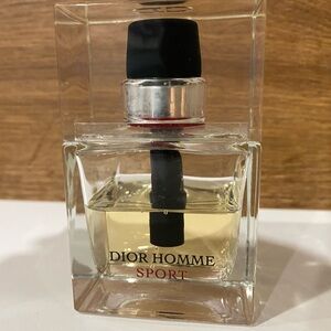 Dior Homme Sport Eau de Toilette with Black and Silver Accents